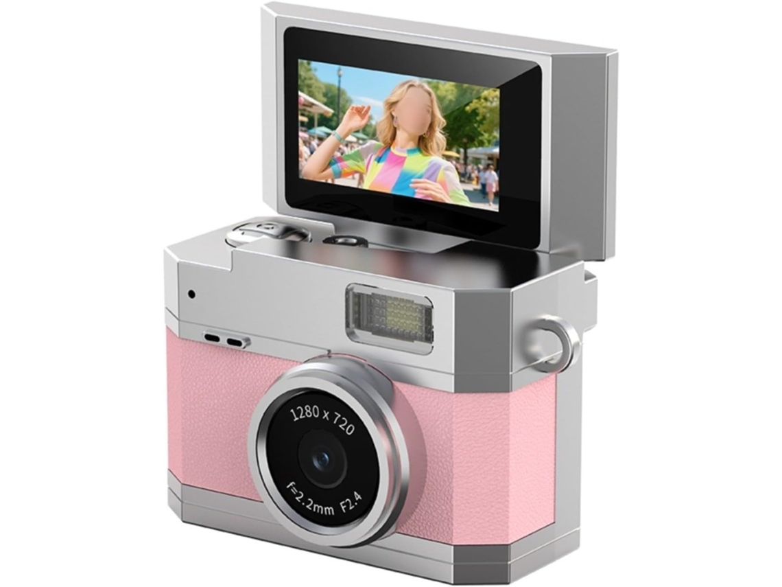 Cámara De 1 Pulgada, 1 Paquete De Mini Pantalla Hd, Cámara Llavero De 2,4 Cm