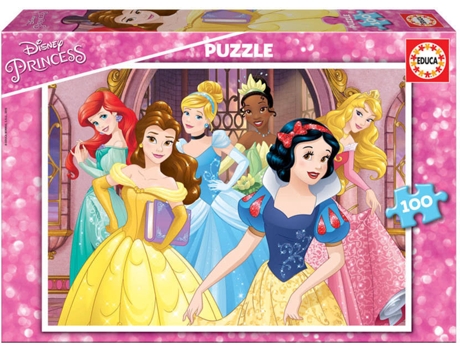 Puzzle EDUCA 100 Princesas Disney (Edad Mínima: 3 Años - 100 Piezas)