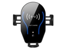 Soporte De Carga Inalámbrica Para Coche De 10 W Con Pulsador Automático Para Teléfonos Móviles De 4,7 A 6,5 Pulgadas.