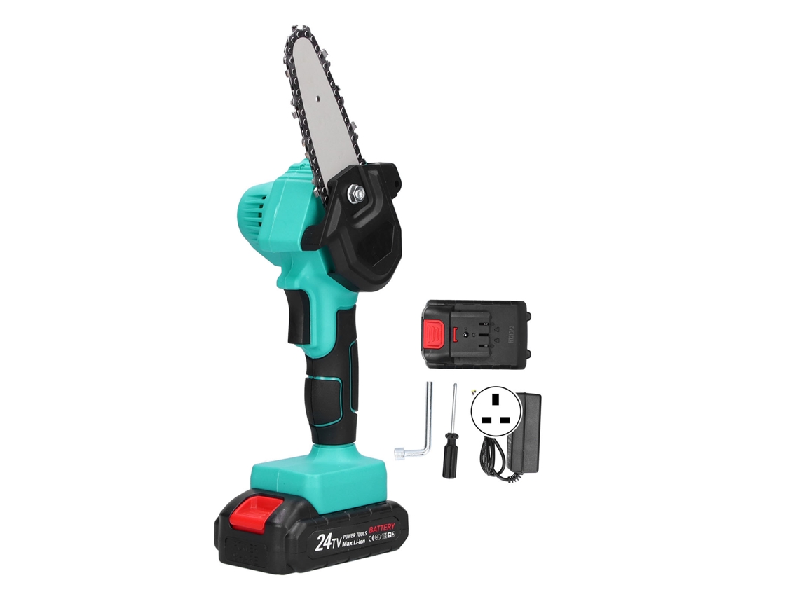 Mini Motosierra Eléctrica Recargable, Portátil De 4 Pulgadas, Herramienta De Jardinería.