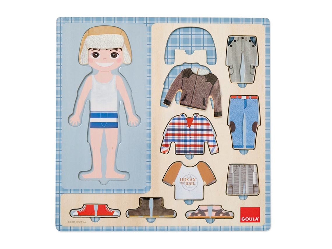 Puzzle JUMBO To Dress A Boy (10 Piezas)