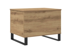 Maison Exclusive - Mesa De Centro Madera De Ingeniería Roble Artisan 60x44,5x45 Cm
