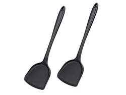 2 Spátulas De Silicona Para Wok Antiadherentes Resistentes Al Calor Fáciles De Limpiar Lavavajillas Seguras