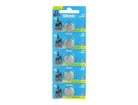Pilas VINNIC L1560F 1,5 V (5 Unidades)