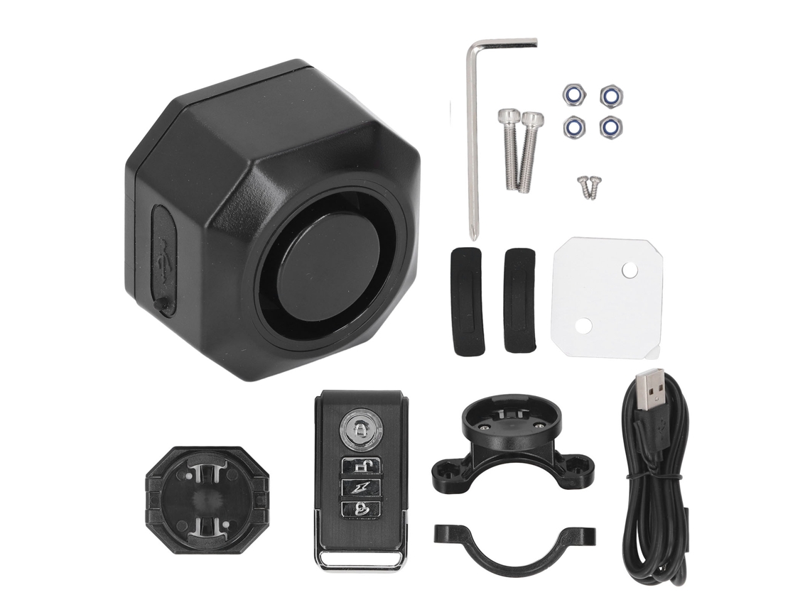 Alarme Para Motocicleta Com Controle Remoto Sensor De Vibração Anti Roubo Resistente À Água Para Scooter Elétrico