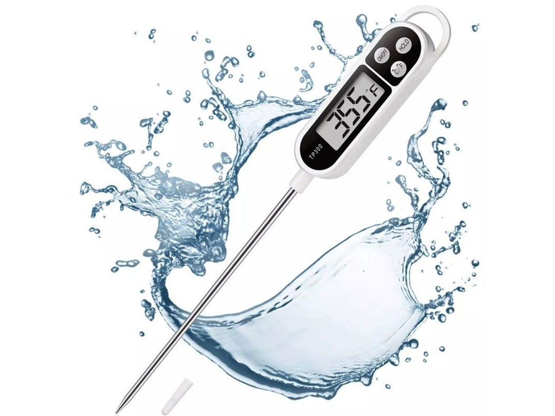 2026da-termómetro Digital De Cocina Con Sonda Inoxidable Para Carnes Barbacoa Mermelada Azúcar Temperaturas Celsius Fahrenheit