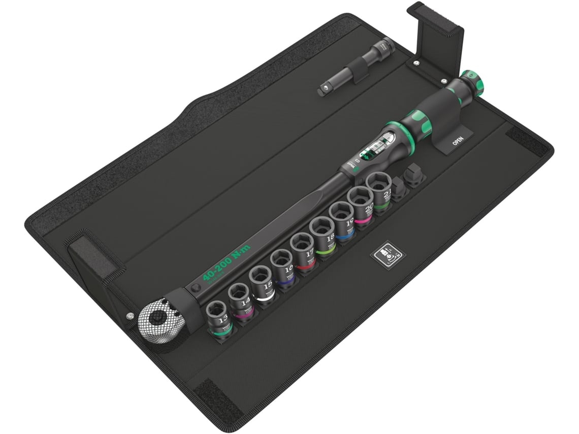 Llave dinamométrica con vasos en caja textil Click-Torque C 3 Set 2 WERA 05075681001