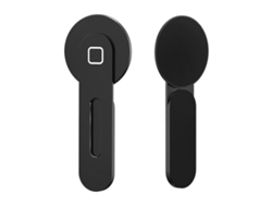 Soporte Magnético De Teléfono Para Portátil Lateral De Aleación De Aluminio Fuerza Magnética Fuerte Compatible Con Ios 12 13 Negro