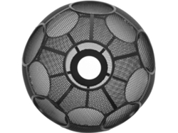 Diseño elegante en hierro negro metalizado. SFUSHOS