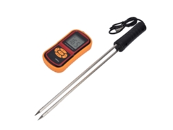 Medidor De Humedad De Granos Digital Portátil Con Pantalla Lcd Y Sonda De Alta Precisión Para Trigo, Maíz Y Arroz.