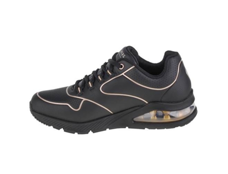 Zapatillas SKECHERS Uno 2 Golden Trim Mujer (38 - Negro)