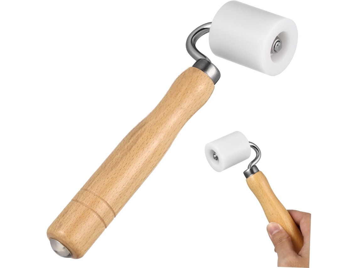 Soporte Metálico De Pared, Pomo De Madera, 18x4x3 Cm, Para Interiores, Para Uso En