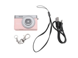 Cámara Digital Para Estudiantes Con Pantalla De 0,96 Pulgadas, Vídeo 1080p, Fotografía De 12 Mp, Estilo Universitario, Rosa, 64 Gb.