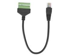 Adaptador De Terminal Corto Sin Soldadura, Conector Rj45 Macho De Pvc Para Cables Utp Cat5, Cat6 Y Cat7.