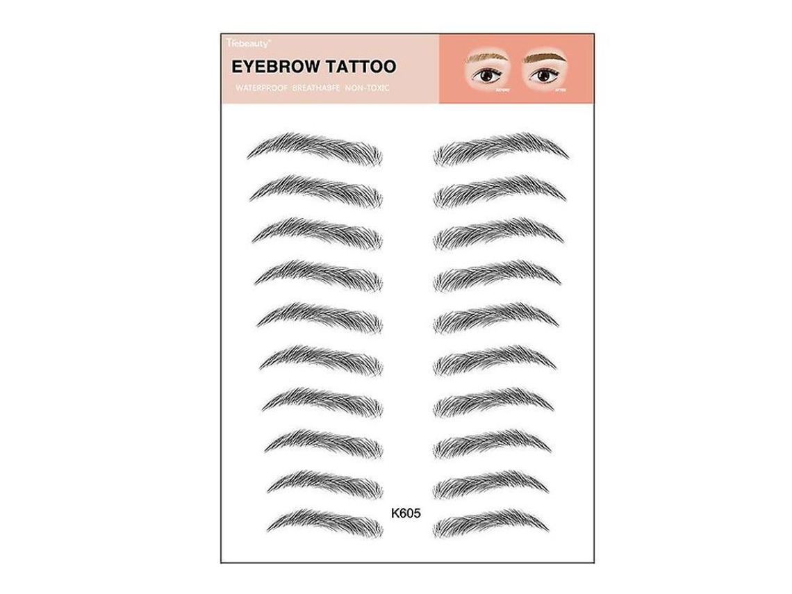 Tatuaje De Cejas Biónicas, Despegable, Cejas Simuladas