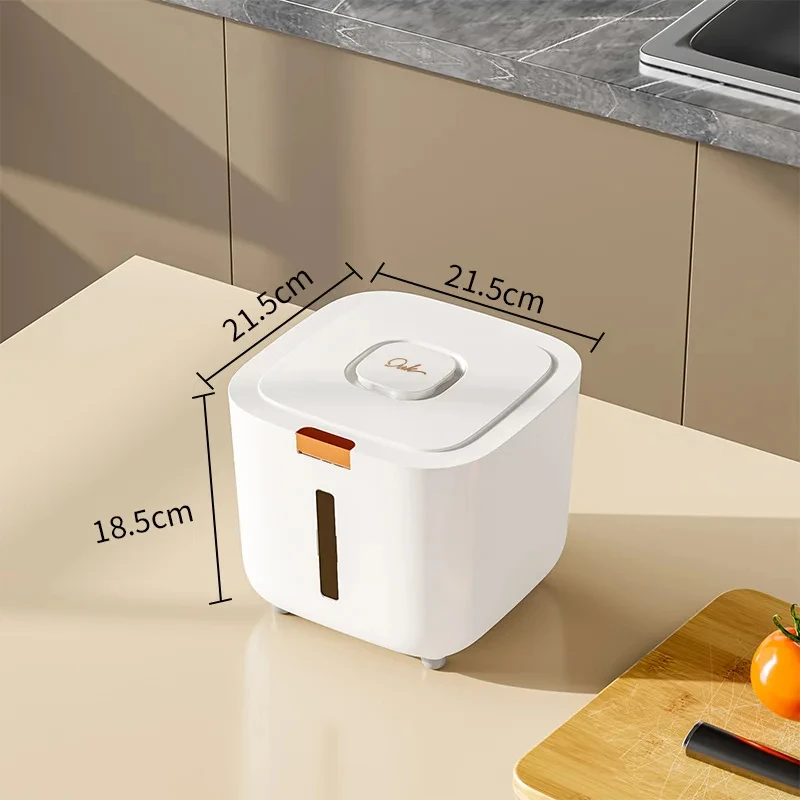 Cubo De Arroz Espesado A Prueba De Humedad, Recipiente Sellado A Prueba De Insectos Con Tapa