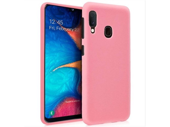 Carcasa Samsung Galaxy A20e COOL Silicona Rosa