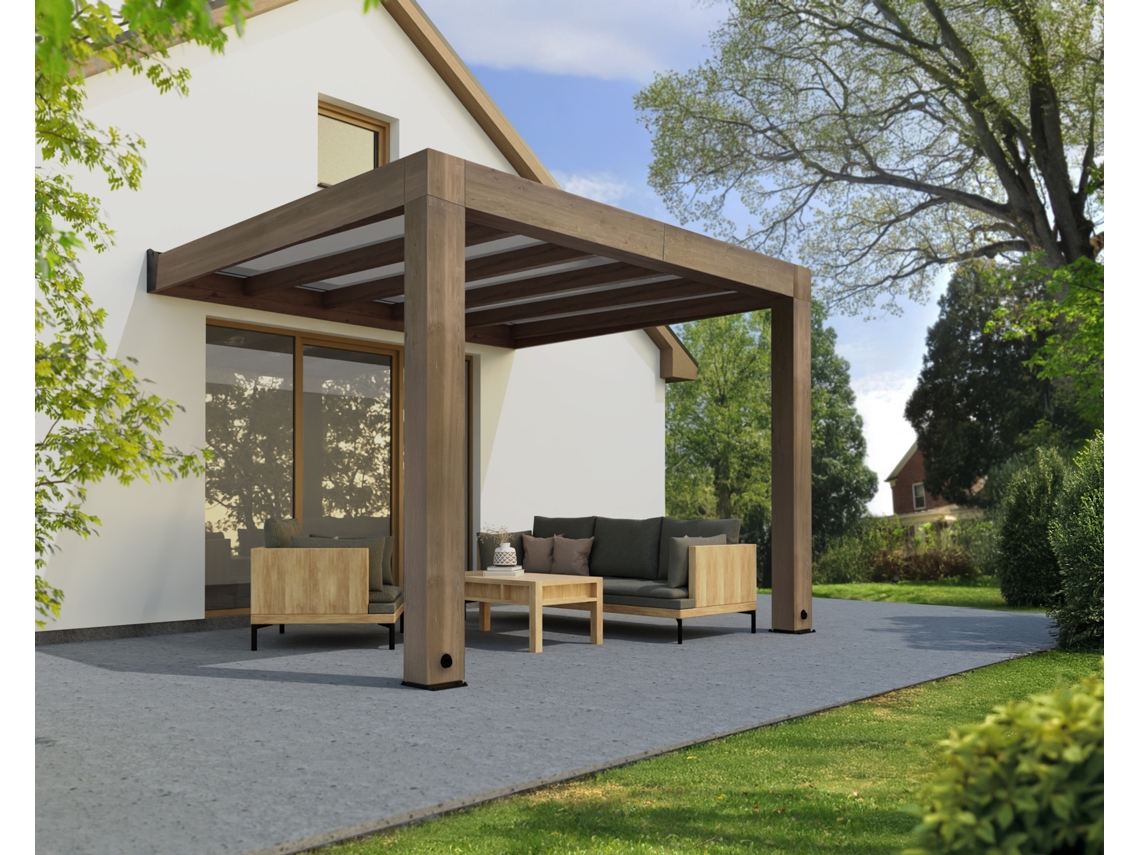 Pérgola CANOPIA Helsinki 3X4.3.4 Pérgola en madera de cedro
