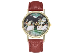 Reloj De Pulsera De Cuarzo Marrón De Moda Para Mujer Zhoulianfa, Ideal Para Estudiantes.