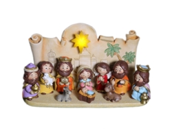 Figuras navideñas coloridas para Worten