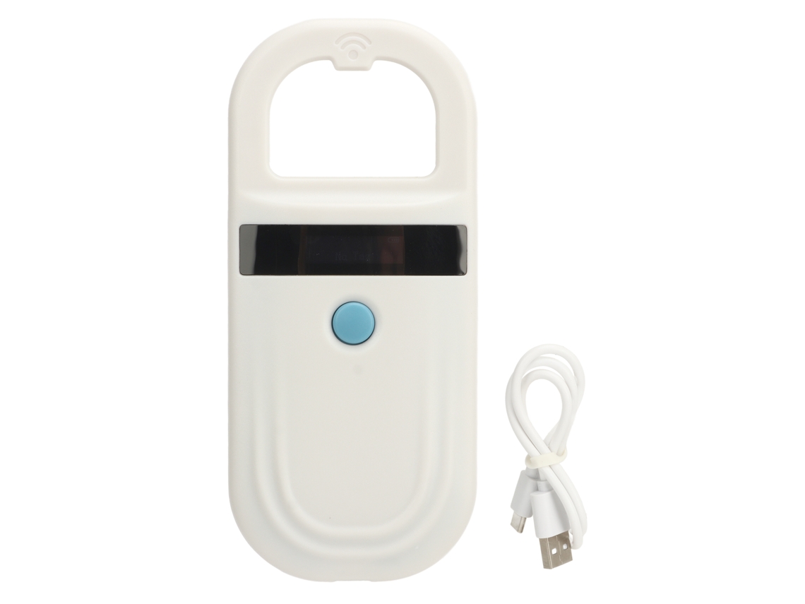 Escáner De Microchip Para Mascotas Bluetooth Con Pantalla Oled Id Chip Animal Blanco