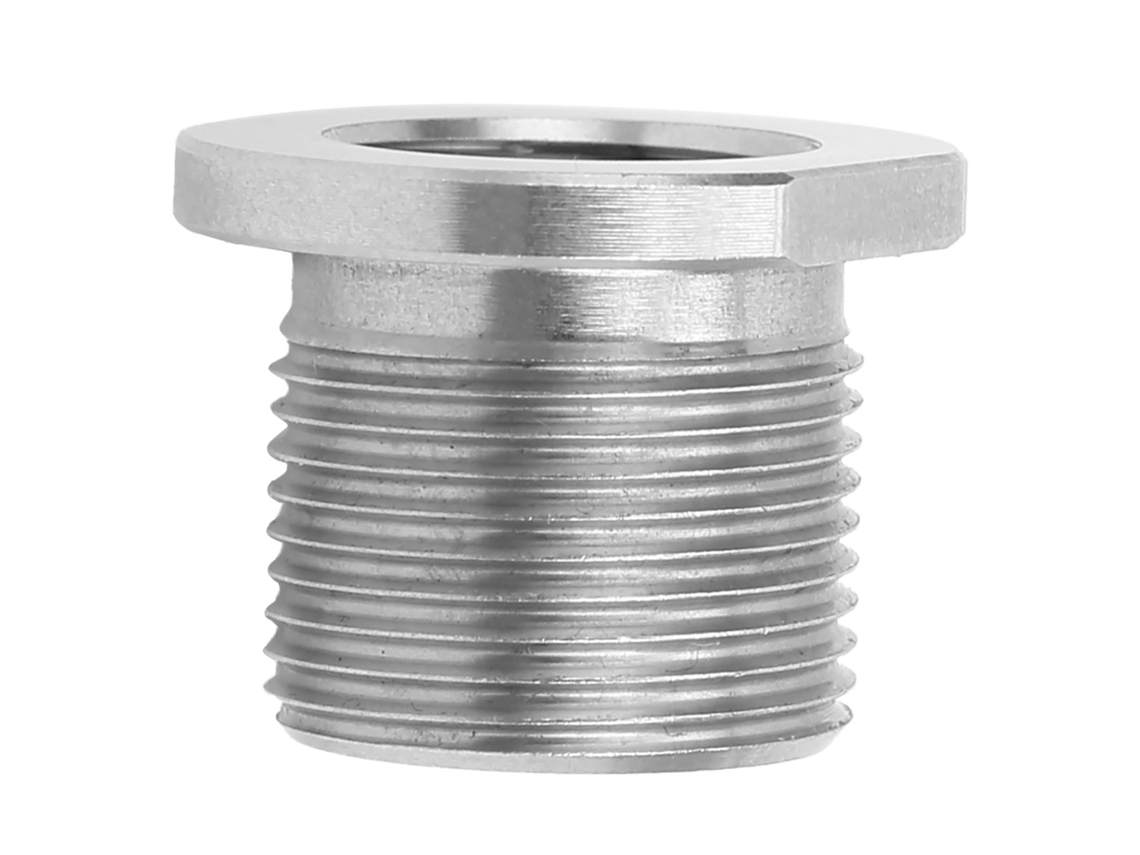 Adaptador De Filtro De Combustible De Acero Inoxidable Con Conector Rosca Universal 1/2-28 A 5/8-24