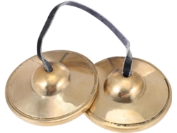 Campana Tibetana De Latón Para Yoga E Instrumento De Percusión Manual Grueso Que Produce Un Sonido Largo.