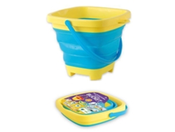 Cubo De Playa Plegable Multifuncional De 2 Litros, Juguete De Arena Para Niños, Plástico Seguro.