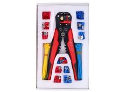 Kit De Herramientas De Desnudado Y Crimpado Con Terminales Aisladas Para Cableado