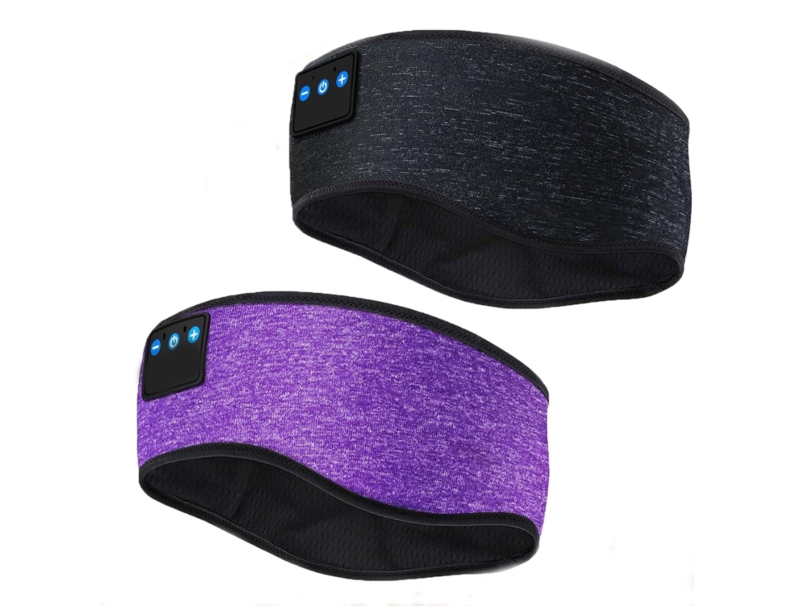 Auriculares para Dormir Diadema Bluetooth Antifaz para Dormir Auriculares Bluetooth con Altavoces estéreo HD YEMAESRE