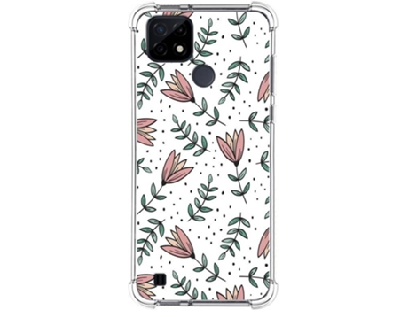 Carcasa Realme C21 TUMUNDOSMARTPHONE Dibujos Antigolpes Flores 01 Multicolor