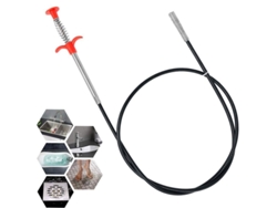 2026-26845-pinzas De Garra Flexible 1.6m Para Desatascar Drenajes Pelos Basura Cocina Baño Inodoro