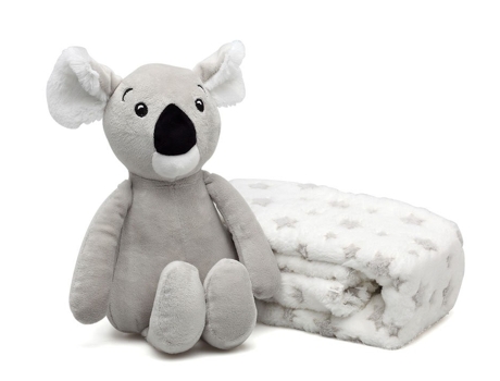 Peluche Koala Gris con Mantita KIOKIDS