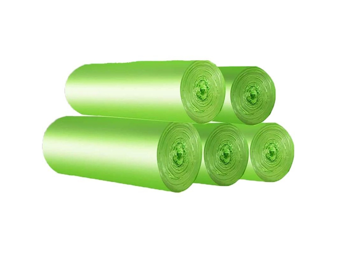 2026-linjou 100 Bolsas De Basura Orgánica 30l, Resistentes A Rasgaduras, Compostables Y Biodegradables De Almidón De Maíz
