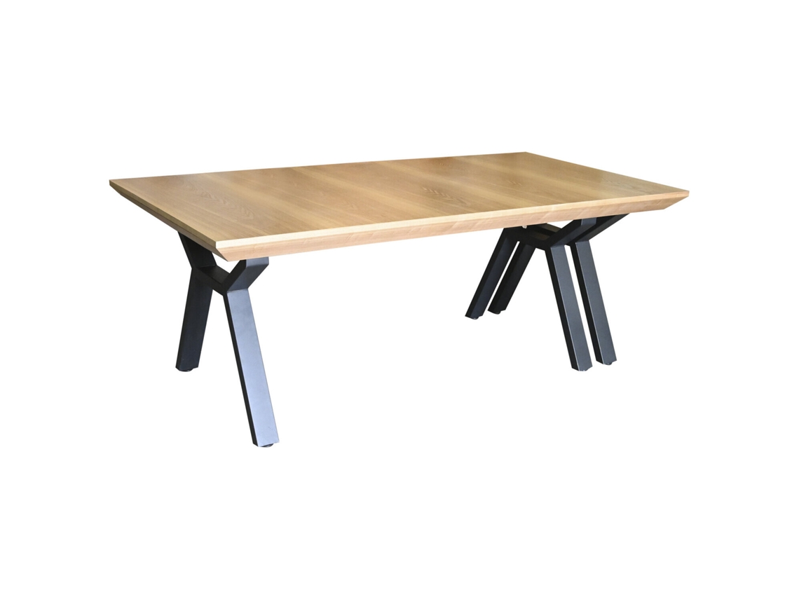 Mesa Comedor Metal Mdf 360 Extensible 200x100x75cm