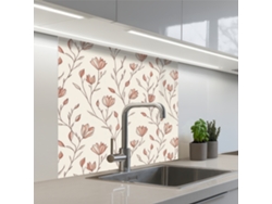 Salpicaderos De Cocina Patrón - Clásico - Rosa 80x80 Cm