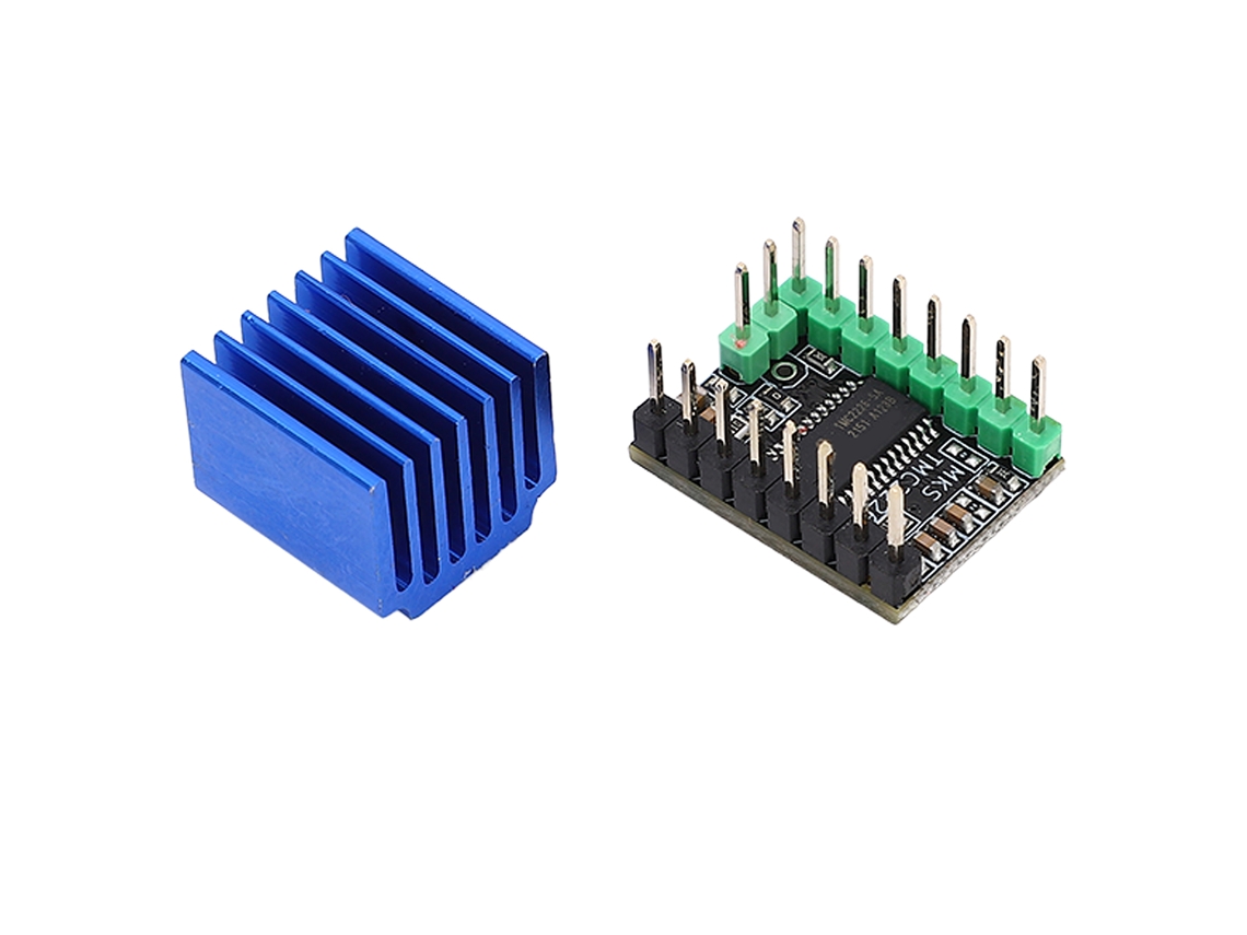Controlador De Motor Paso A Paso De Bajo Ruido Tmc2226 De 256 Micropasos Con Disipador De Calor Para Impresora 3d