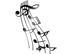 Decoración De Pared Con Forma De Nota Musical De Hierro Forjado, 40 X 14 Cm