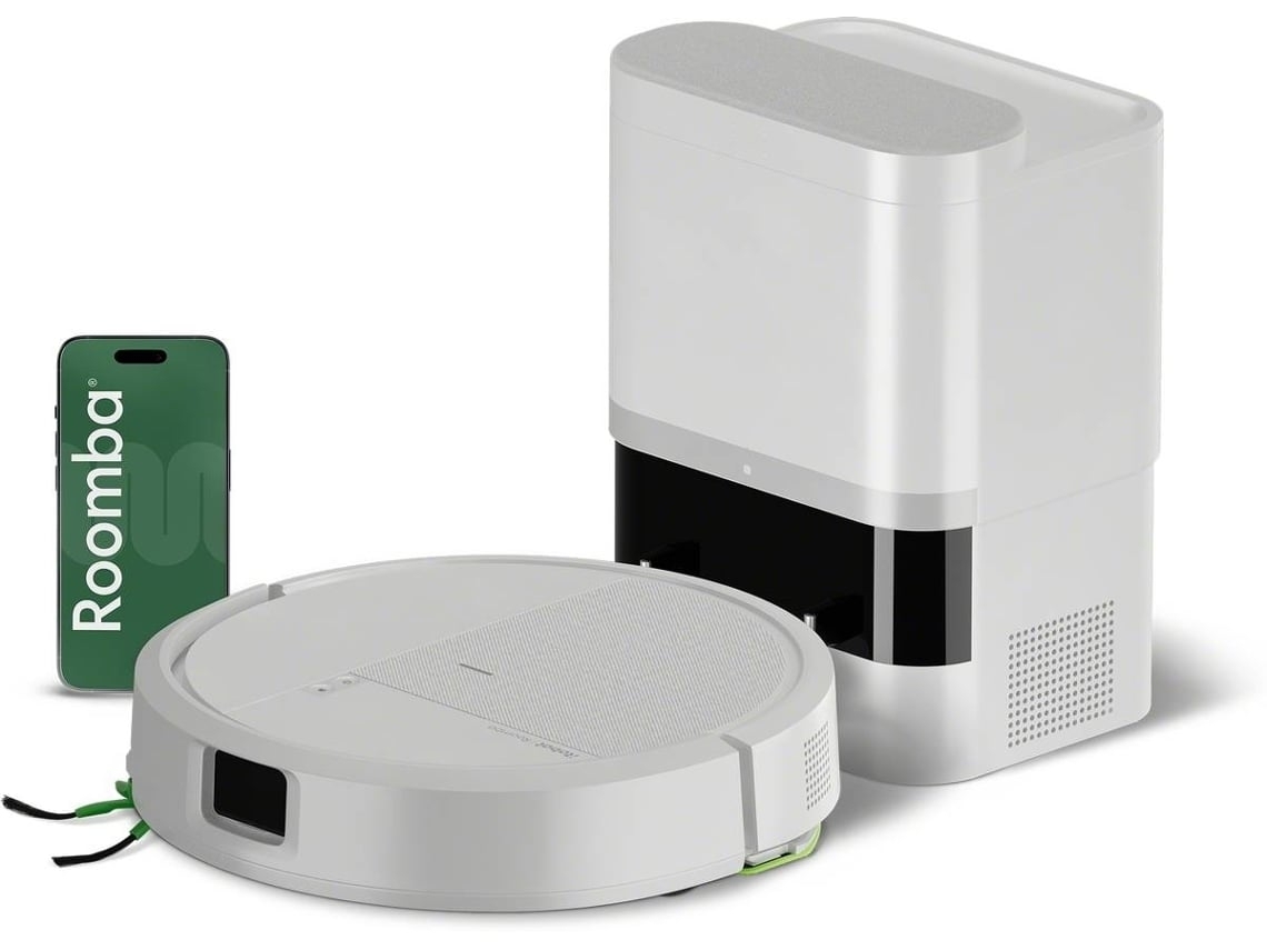 Aspiradora Robot IROBOT Y454240 Roomba 115 Combo Autoempty (Autonomía: 120 min - Blanco)  