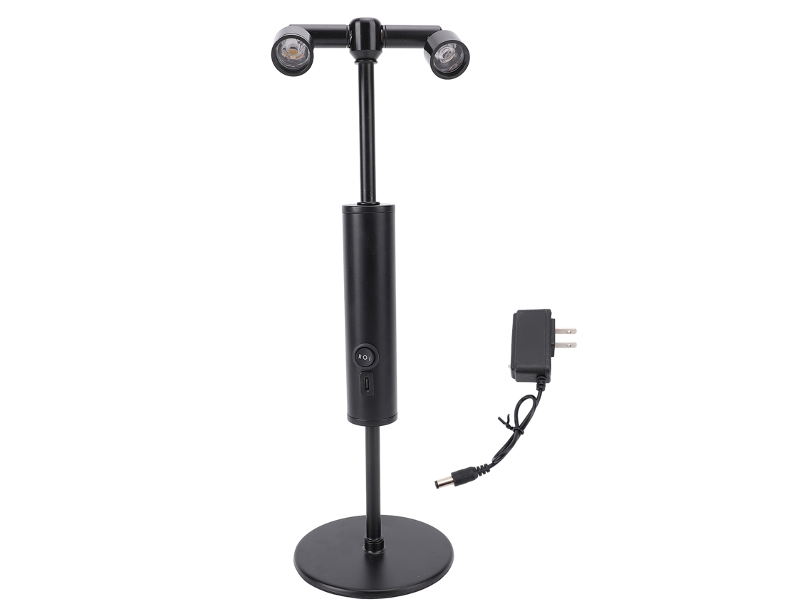 2026-lámpara De Mesa Led Inalámbrica Recargable Con Luz Amarilla Para Restaurantes Cafés Exposiciones De Joyería Plug Ee.uu. 110-220v