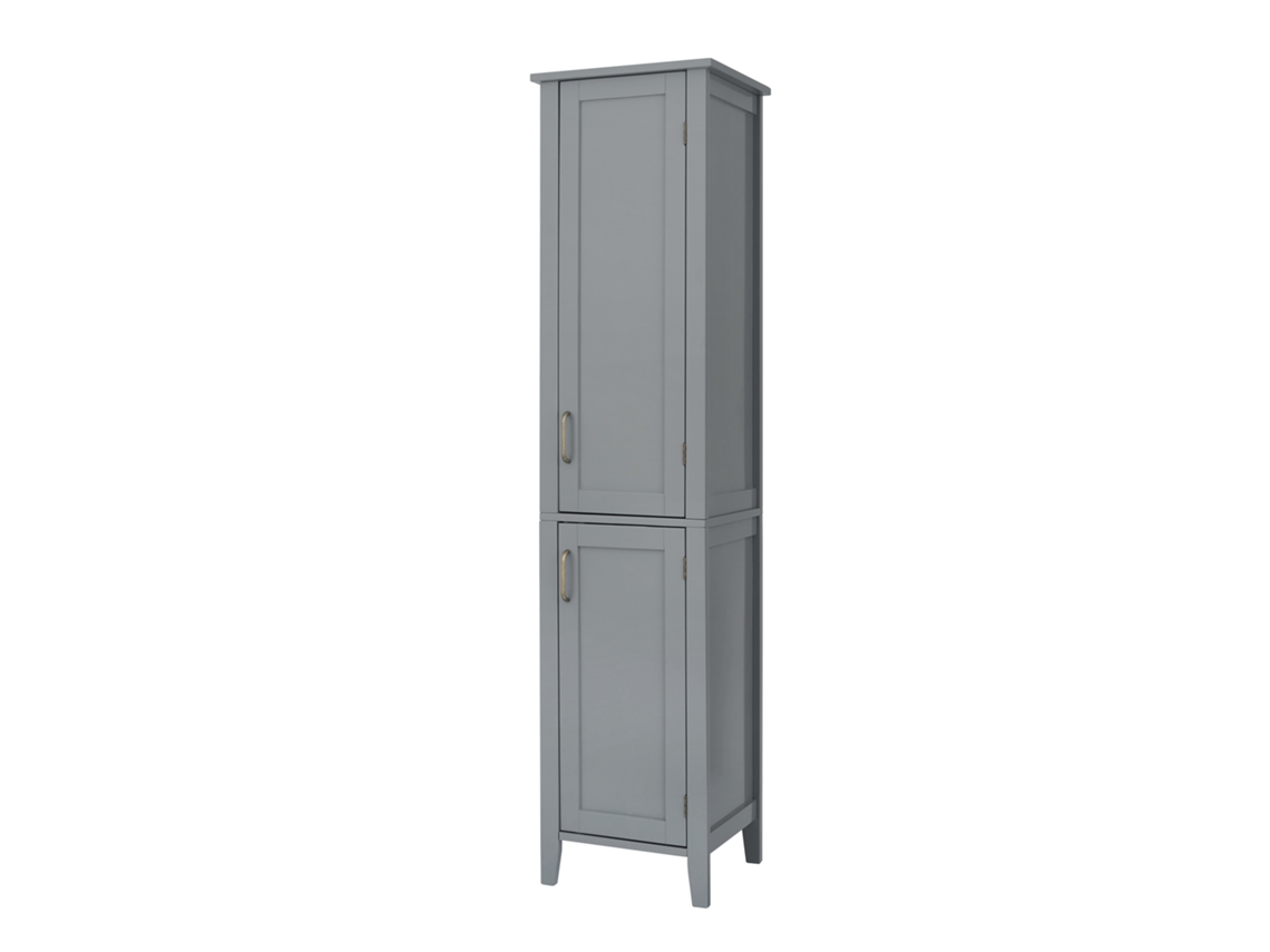 Armario de Baño TEAMSON Home (Madera - Gris - 159 cm)