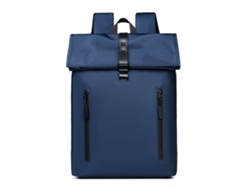 Mochila Enrollable Impermeable Henten Home Para Portátil De 15,6", Estilo Ejecutivo Unisex, Gran Capacidad, Azul