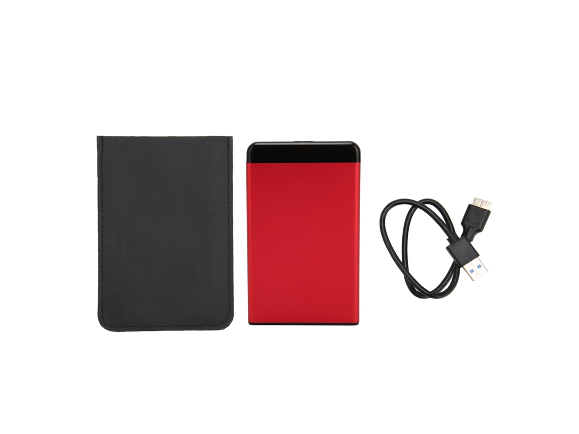 Disco Duro Externo De 2.5 Pulgadas Usb3.0 Ultra Delgado Disco Duro Móvil Portátil 1tb Rojo