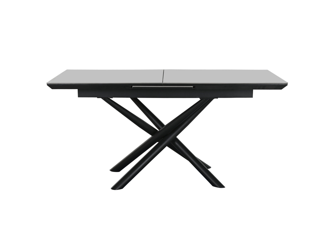 Mesa Comedor Metal Ceramica 200 Ext Gris 160x90x76cm