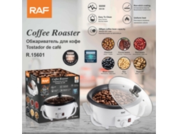 Tostadora de café doméstica, estándar europeo - Tostadora de granos de café - Sartén eléctrica para alimentos - Sartén para saltear cacahuetes