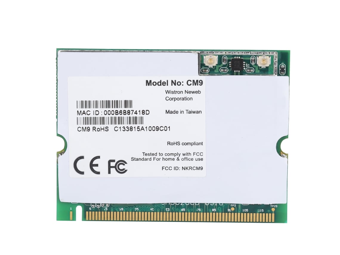 Tarjeta De Red Atheros Ar5213 Mini Pci Ieee 802.11a/b/g Para Windows 98se/linux/em/xp