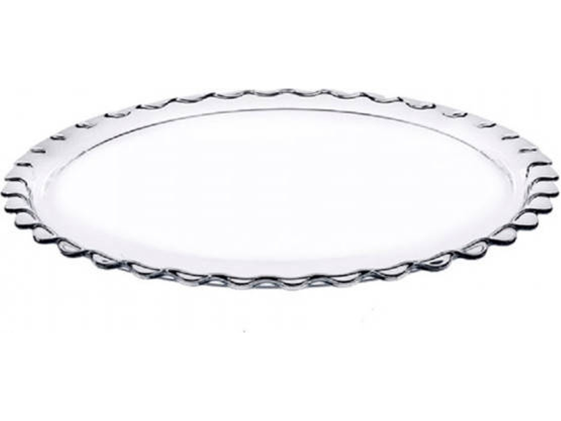 Plato para Torta PASABAHCE Maxi Patisserie (Vidrio - 1.4 x 37 x 37 cm)