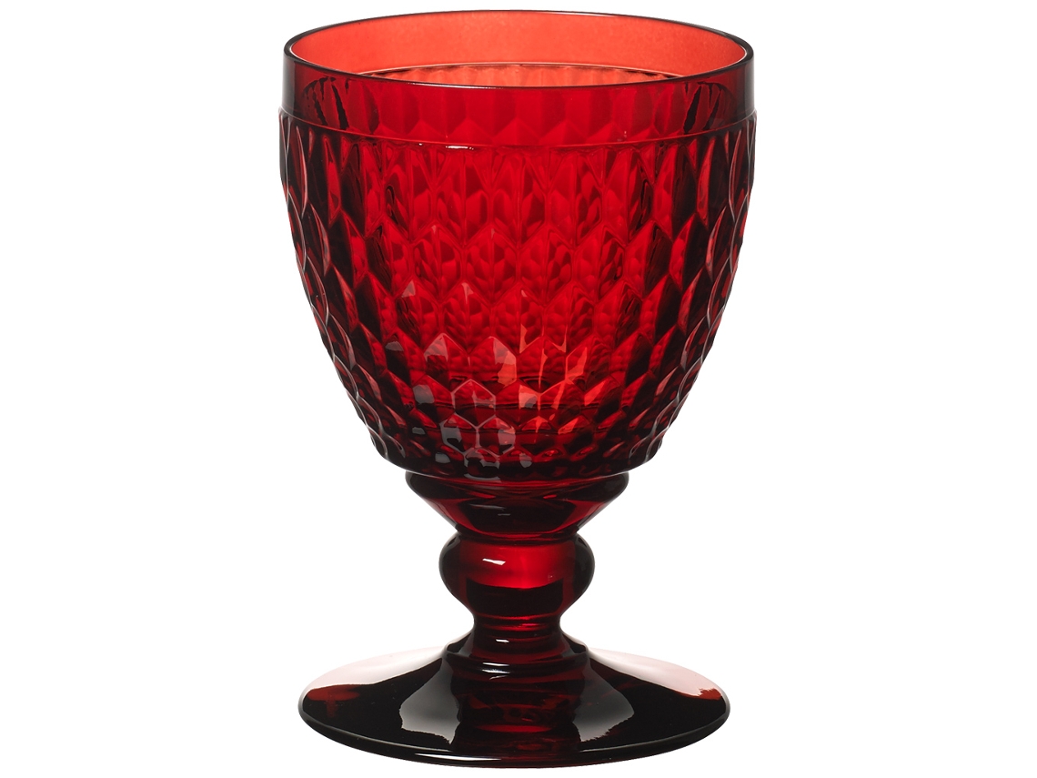 Juego de 4 vasos de agua Villeroy Boch Boston Red