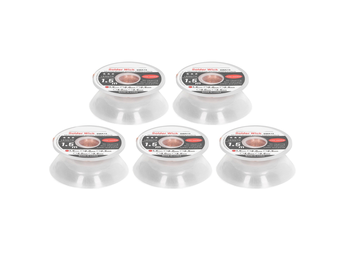 5 Piezas De Peines De Soldadura Electrónica Avanzados, Sin Residuos De Limpieza, Bajo Residuo, 1,5 M, Herramienta De Soldadura De 1,5 Mm
