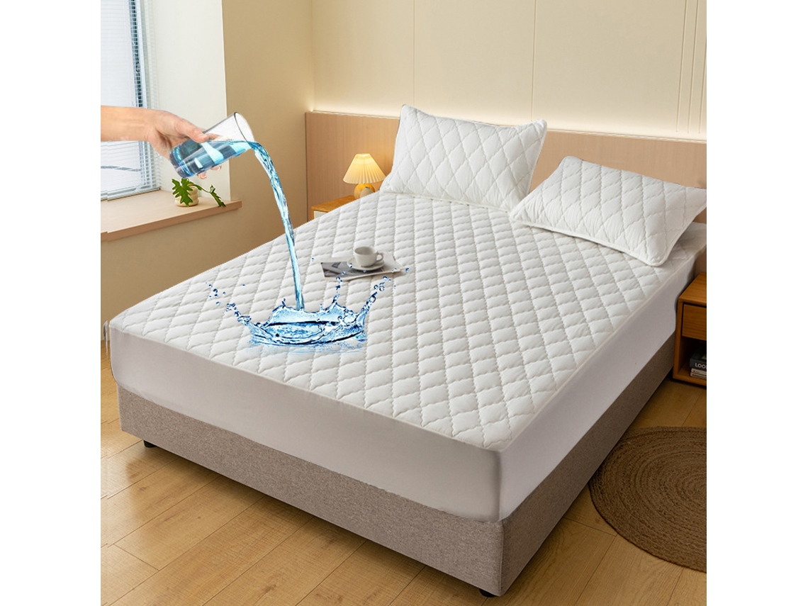 Protector De Colchón, Protector De Sábanas Impermeable (blanco - 200 X 200 Cm) Cuich